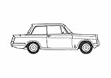 A4 Photo Blueprint Triumph Herald Sedan 1969