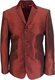 Mazeys Mens Tonic Retro Mod Suits (UK, Numeric, 38, Regular, Regular, Tonic Burgundy Jacket)