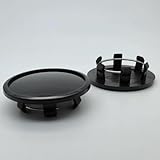 4Pcs Hub Centre Caps for Porsche Macan ab 2014-, 65mm/76mm Wheel Centre Caps Wheel Hub Caps Stable Car Wheel Center Hub Caps Fit Car Center Hubcap for Alloy Rims,Black-65mm