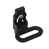 VGOL 1 Pc Galvanized Steel Heavy Duty Folding Side Step 10CM X 5.3CM Black Painted Non Slip for Bus Horsebox Trailer Truck Motorhome Enhanced Safety Sturdy Platform