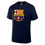 Icon Sports FC Barcelona Logo T-Shirt Navy