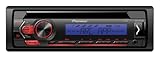 Pioneer Car CD Player, Blue, Single Din