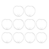 Desenda 10 PCS GU10 MR16 Spotlight Clips Lamp Retaining Spring Clasp Clips Replacement Downlight Spring Clamps for Diameter 50MM LED Halogen Bulb Holders