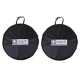 Azarxis 2 Pack Bike Wheel Bags 26" 27.5" 29" Bicycle Tires Storage Cover Cycling Wheelset Carry Handbag Waterproof for Road Bike Mountain Bike Track Bike Downhill Bicycle Fixed Gear MTB DH (29")