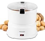 MXBAOHENG 85W P01 Electric Potato Peeler Machine 1KG Potato Rumbler Electric with Container for Peeling Potatoes and Spin Dry Vegetables to Remove Excess Water
