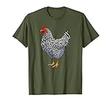 Barred Plymouth Rock Hen Chicken Lovers T-Shirt
