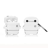 LEWOTE Airpods Silicone Case Funny Cover Compatible for Apple Airpods 1&2[US Manga Series] (Baymax)