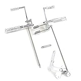 TARAZON 17" Forward Controls Complete Kit Fit for Yamaha V-max 1200 1985-2007 Including Pegs Pedals Levers Linkages Silver