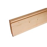 5" Torus Pine Wood Ogee Timber Skirting Board - 1 Meter Length