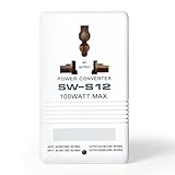 Jadeshay Voltage Converter, Travel Adapter 110V to 240v Converter Voltage Transformer Travel Adaptor for 110V/120V to 220V/240V Conversion for Travel(Approximately 50W)