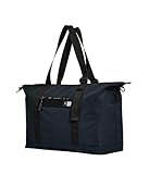 ANTLER - Essential Weekender Bag, Lightweight Holdall with Laptop Sleeve, Adjustable Straps, for Travel, Work, Gym, Beach - Navy Blue