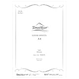 SAKAEテクニカルペーパー Tomoe River FP 52gsm Loose Sheet by SANZEN, 8.27 x 11.7 Inches (A4-size), White, 100 Sheets/Pack (SR-A4P-W)
