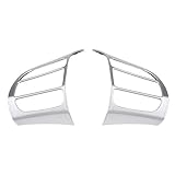 BAFOVY Car Steering Wheel Cover Steering Wheel Trim Frame Insert ABS Plastic & Carbon Fiber Anti for Encino Kauai Kona 2017-2020 SUV (Electrosilvering)