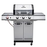 Char-Broil Advantage PRO S 3-3 Burner Gas Barbecue Grill with TRU-Infrared Technology and 900 °C Sear Burner Stainless Steel