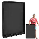 YEXEXINM Extra Large Drip Tray, 35.4 x 24 x1.6 Inches Oil Drip Pan for Under Car Plastic Oil/Fluid Change Pan Black Drain Tray, Multifunctional Oil Catch Pan for Garden Greenhouse Muddy Boots