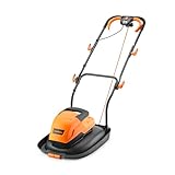 LawnMaster 33cm Hover Lawnmower | Powerful 1500W Motor | Lightweight easy to push mulching hovering mower. Non-Collect Traditional Hover | Collapses for easy storage | 2 year guarantee