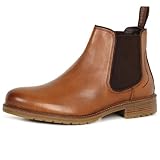 Hush Puppies Russell Chelsea Mens Boots 10 Tan