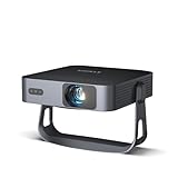 【Netflix Officially & Thinnest Design】Mini Projector 4K with Auto Focus & Keystone, VOPLLS 600ANSI WiFi Bluetooth 1080P Full HD Portable Projector, Smart Moive Projectors for Bedroom/Outdoor/Phone
