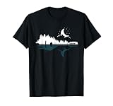 Mandolin Mandolinist Moon Reflection T-Shirt