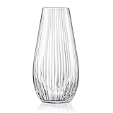 DIAMANTE Crystal Vase - "Waterfall" - Lead Free Crystal Glass Vase - Great for Flowers, Bouquets or as a Decoration (30cm)