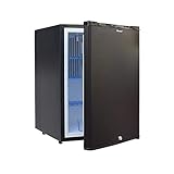 Smad 50L 12V Caravan Fridge 12V/240V, 2 Way Caping Fridge for Campervan RV Truck Camper Van，Reversible Door, 0-10℃, 0dB