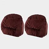 TFIUMCRGW 2 PCS Car Headrest Covers, for Mitsubishi Pajero Sport Pajero Xpander Eclipse Cross ASX L200 Dustproof Washable Seat Headrest Cover Front Rear Seat Protection Mask Seat Accessories,B