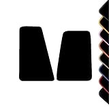 AUTOSTYLE Luxury BLACK Car Mats Tailored to fit - TVR Tuscan 2000-2007 - with ROYAL BLUE LEATHERETTE BINDING