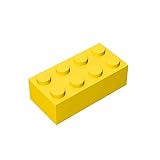 TTEHGB TOY Classic Bulk Brick Block 2x4, 100 Piece Building Brick (Yellow)