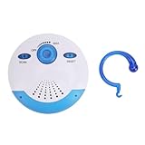 Waterproof Shower Radio, IPX7 Rated FM Portable with Top Handle, 360 Degree Surround Sound, Bathroom Kitchen Outdoor Use, Leisure Entertainment