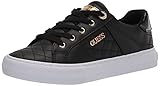 GUESS Women's Loven Sneaker, Black Multi, 6 UK