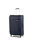 Samsonite Base Boost - Spinner L Expandable Suitcase, 78 cm, 105/112.5 l, Blue (Navy Blue)