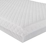 Night Comfort Extra Breathable Baby Toddler Cot Bed Mattress - Anti Allergy & Waterproof Zipped Removable Washable Cover -120 x 60 x 7.5 cm