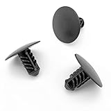 VVO Fasteners- Black Plastic Bonnet Insulation & Soundproofing Clips for Renault Clio, Megane, Captur, Scenic, (Pack of 10)