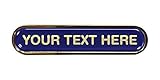 Create Your Own School Bar Badge (Blue)
