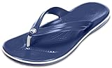 Crocs Unisex Crocband Flip Flip Flops, Navy, 9 UK Men/ 10 UK Women