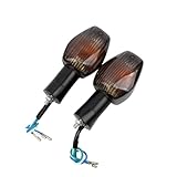 NFNVEKESD Turn Light Indicator Compatible With Honda For 1000R CB400SF CB 600 900 HORNET RVT CBR 919 929 954 1300 600RR Motorbike Turn Signal Indicator Lamp(Fumy color)