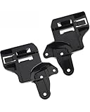 Front Bumper Bracket Set For Land For Rover For Range For Rover 2006-2009, Left And Right, Black, ABS Bumper Retainer Bracket