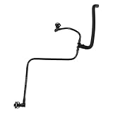 Partuto Heater Hose No.8K0121081BH Engine Coolant Reservoir Tank Hose for Audi A4 Allroad Quattro 2012-2016 Plastic Black Good Sealing