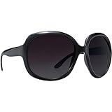 Mustavo Gloss Black Ladies Sunglasses Oversized Eyewear Womens For Her Vintage Retro Designer Fashion Accessory UV400