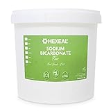 Hexeal Sodium Bicarbonate 5kg – 5kg Bucket of Food Grade Baking Soda for Cooking, Baking, Home Cleaning & Bath Bombs – Fine Powder, Deodorises & Removes Grime – FCC E500
