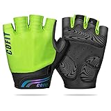 COFIT Breathable Cycling Gloves, Anti-Slip Half Finger Mountain Bike Gloves Men Women for Outdoors BMX MTB Riding, Road Racing, Bicycle and Indoors Workout