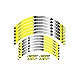 GAHQMSDG Wheel Rim Stickers For CRF450L CRF 450L 2019 2020 21" 18" Rim Motorcycle Accessories Wheels Stickers Decals Reflective Decorate Stripe Set(J)