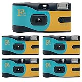 Fotofilm Pro Disposable Camera Single Use Film 400 27 Exposure Flash Multipack - 5 pack