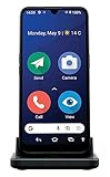 Doro 8200 4G Unlocked Smartphone for Seniors - Easy Mobile Phone - 16MP Camera - Water-resistant Android Phone - 6.1" Display - Assistance Button with GPS - Charging Cradle [UK & Irish Version]
