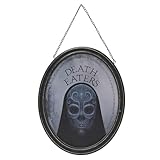 Widdop and Co Harry Potter Dark Arts Wall Plaque – Mirrored Death Eater Design on MDF – Harry Potter Wall Art and Room Decor for Bedroom, Office or Collector Display