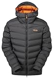 Rab Men's Nebitron Pro Jacket - Warm Synthetic Insulated Coat for Hiking, Trekking, & Mountaineering - Anthracite - XX-Large