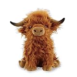 WPNCYK Highland Cow Teddy, Highland Cow Plush Toy Gifts for Kids, Soft Stuffed Animal for Boys Girls, Stuffed Animal Soft Toys for Cute Home Decor, Travel Companion, Birthday Present