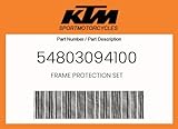 NEW KTM BLACK FRAME PROTECTION SET GUARDS SX SXF EXC 54803094100 by KTM