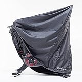 Aerow Indoor/Outdoor Bike Cover for Peloton & Bike+ | 400D Waterproof Ripstop Fabric | Stationary Exercise Bike Cover