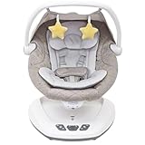 Graco Move with Me Soother with 5 swaying speeds, music, 2 recline positions, 2 vibration settings and folds up for storage. Suitable from birth to approx. 6 months (9 kg), Stargazer fashion